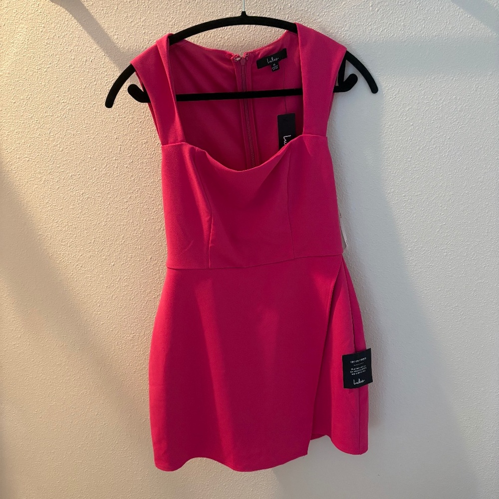 Hot pink romper